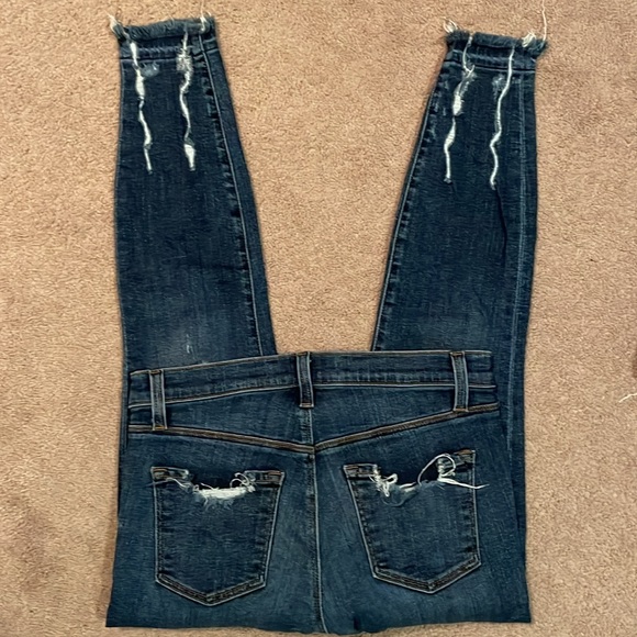 J Brand Mid Rise Skinny Crop Jeans - Picture 5 of 10